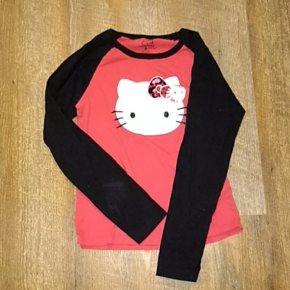Free w/ purchase Red & black hello kitty top